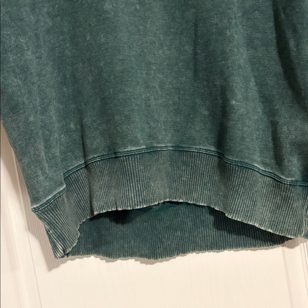 Zenana Outfitters Deep Green Crew Neck Sweatshirt - Picture 4 of 6